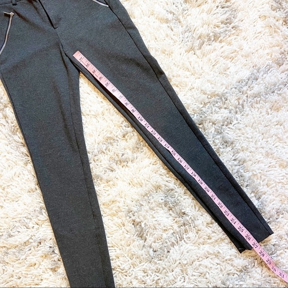 Zara | Dark Gray Skinny Stretch Pants Size Small - Picture 10 of 10